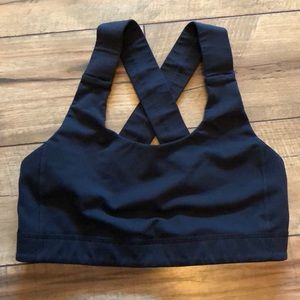 Lululemon black sports bra